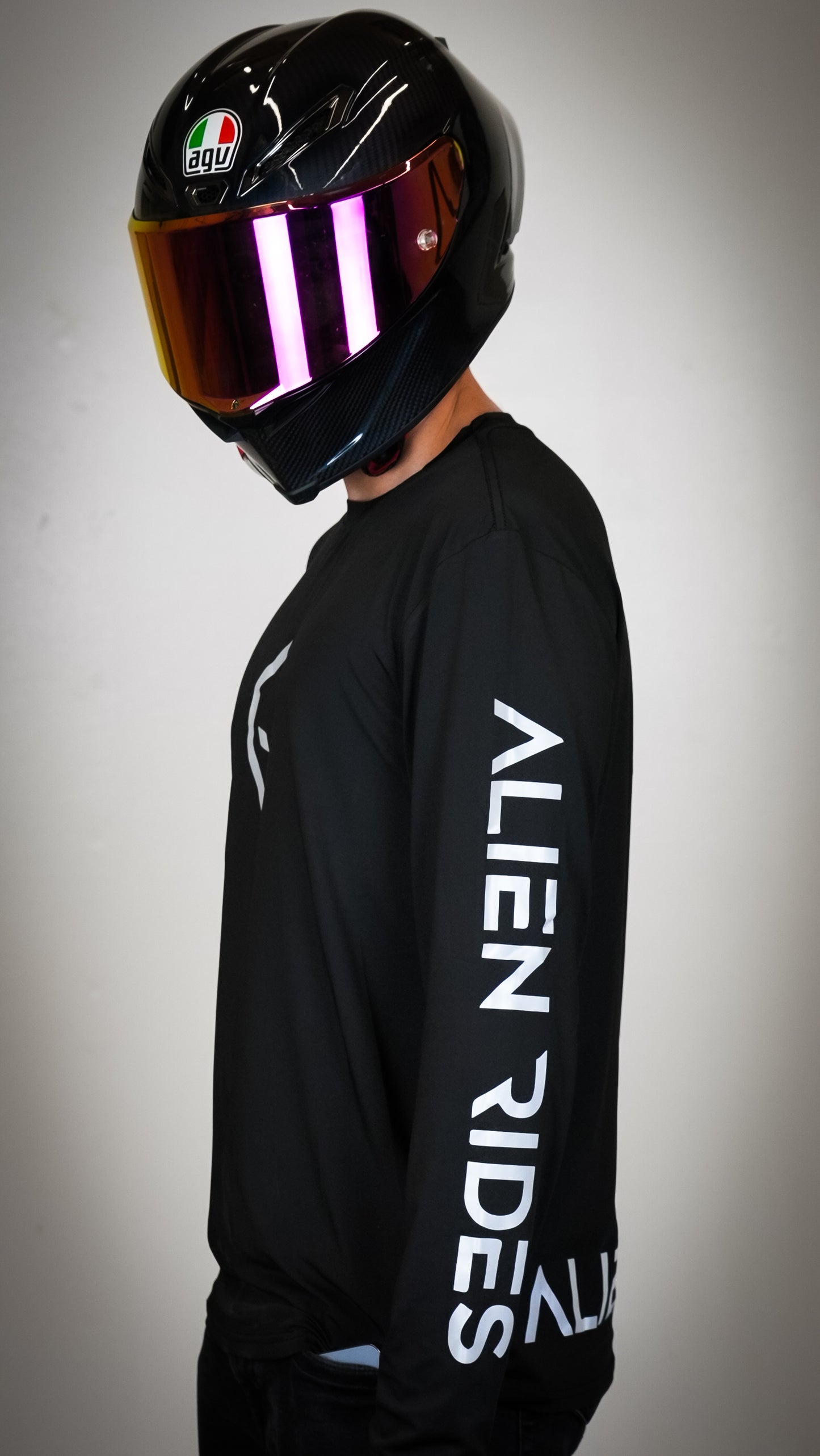Alien Rides Reflective Long Sleeve Shirt