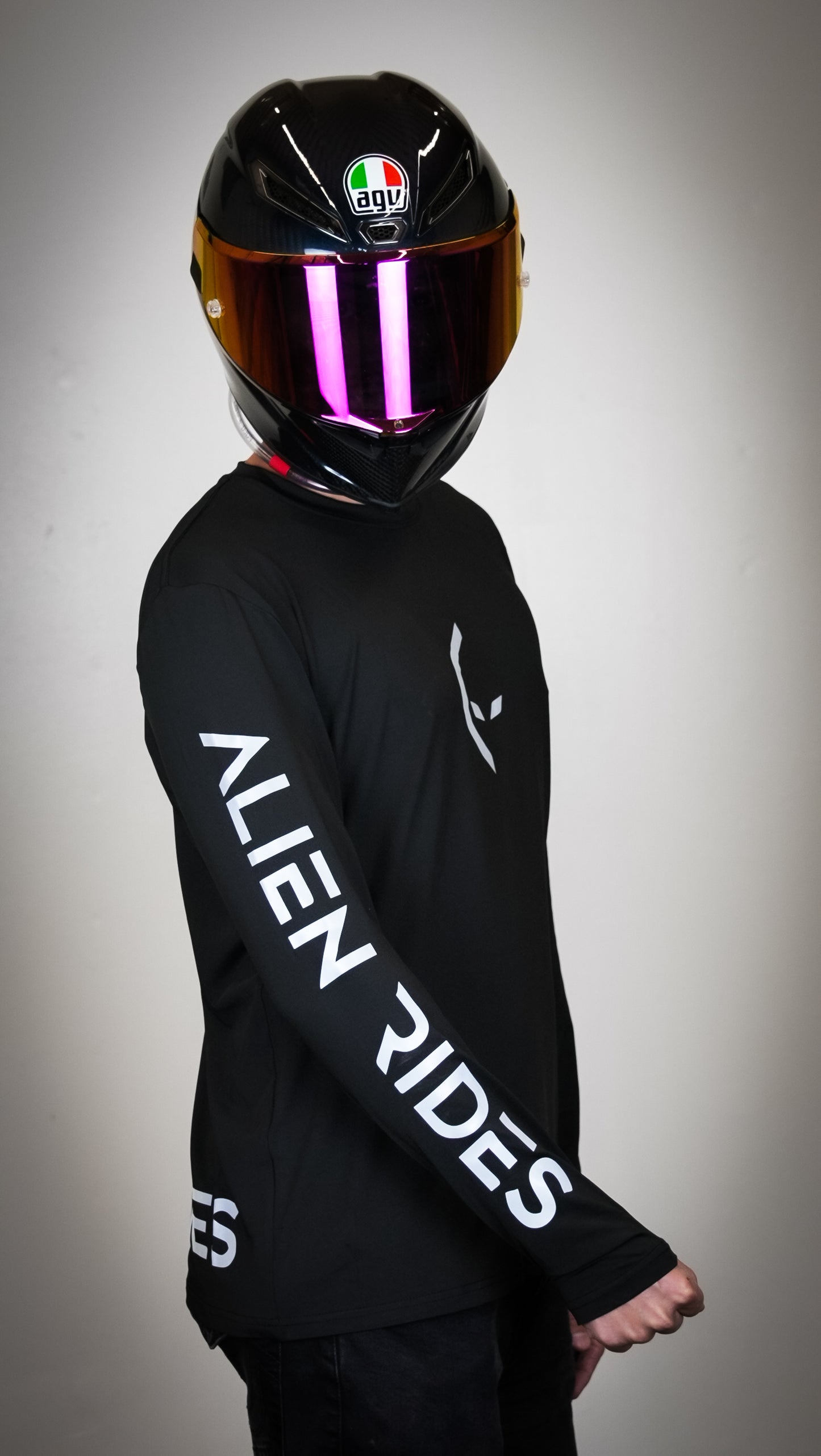 Alien Rides Reflective Long Sleeve Shirt