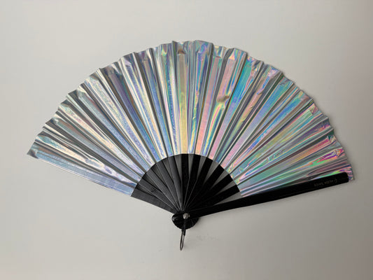 Iridescent Accordion Rave Fan